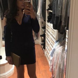 Alice and Olivia navy dress